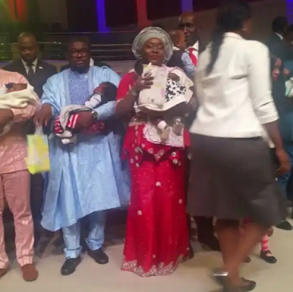 Photos: Movie Producer, Emem Isong And Hubby Dedicate Their Twins